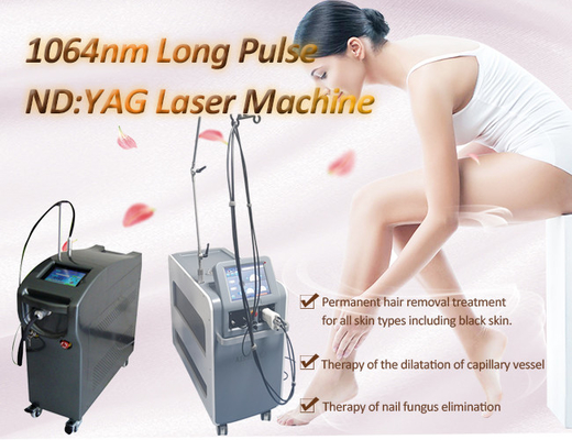 Laser lungo di impulso del ND Yag della macchina 755nm del laser dell'alessandrite di depilazione