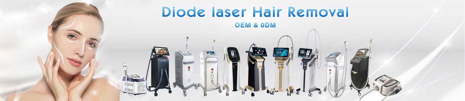 macchina di depilazione del laser a diodi