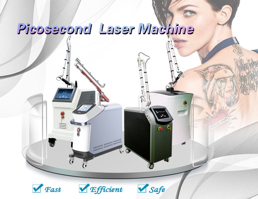 la rimozione Q del tatuaggio della macchina del laser di picosecondo di 755nm 450ps ha commutato il ND Yag
