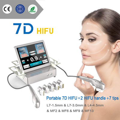 macchina di 7d Hifu Ultramage/7d Hifu che dimagrisce la macchina 7d di bellezza di Hifu del dispositivo di rimozione della grinza