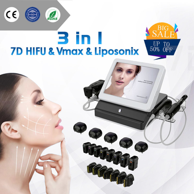 macchina di 7d Hifu Ultramage/7d Hifu che dimagrisce la macchina 7d di bellezza di Hifu del dispositivo di rimozione della grinza